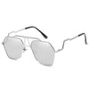 Geometric Metal Frame Sunglasses Unisex