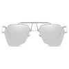 Geometric Metal Frame Sunglasses Unisex