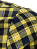 Contrast Tartan Print Casual Long Sleeve Shirt