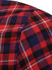 Contrast Tartan Print Casual Long Sleeve Shirt