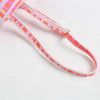 Sexy Spaghetti Strap Colorful Stripe Print Underwire Padded Bandeau High Waist Women Bikini Set