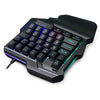 G30 Wired Gaming Keypad with LED Backlight 35 Keys One-handed Membrane Keyboard