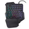 G30 Wired Gaming Keypad with LED Backlight 35 Keys One-handed Membrane Keyboard
