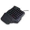 G30 Wired Gaming Keypad with LED Backlight 35 Keys One-handed Membrane Keyboard