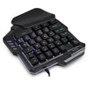 G30 Wired Gaming Keypad with LED Backlight 35 Keys One-handed Membrane Keyboard