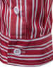 Vertical Stripe Print Long Sleeve Casual Shirt