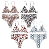 PASSOSIE Animal Printed Padded High Waist Sexy Women Bikini Set