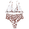PASSOSIE Animal Printed Padded High Waist Sexy Women Bikini Set