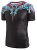 Wing Paint Printed Short Sleeve T-shirt