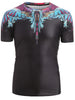 Wing Paint Printed Short Sleeve T-shirt