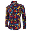 Valentine\'s Day Letter Heart Print Casual Shirt