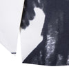 One Button Pocket Chinese Style Ink Painting Print Blazer