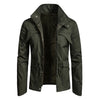 Solid Waist Drawstring Multi Pocket Jacket