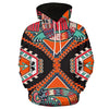 Tribal 3D Geometry Print Pullover Hoodie