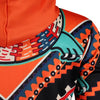 Tribal 3D Geometry Print Pullover Hoodie