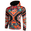 Tribal 3D Geometry Print Pullover Hoodie