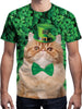 3D Cat Printed Short Sleeve T-shirt