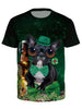 3D Dog Printed Short Sleeve T-shirt