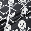 Skulls Print Pouch Pocket Hoodie