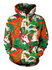3D Horses Print Pullover Hoodie