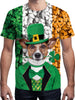 3D Dog Printed Short Sleeves T-shirt