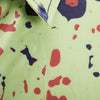 Covered Button Painting Splatter Print Shirt