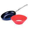 24CM Nonstick Frying Pan + Oil Splash Proof Cover for Kicthen