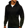 Top Ombre Spot Ink Print Full Zip Hoodie