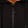 Top Ombre Spot Ink Print Full Zip Hoodie