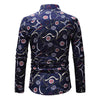 Chains Logos Print Casual Shirt