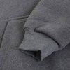 Cowl Neck Kangaroo Pocket Plush Drawstring Hoodie