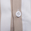 Striped Pattern Chest Pocket Casual Long Sleeve Shirt
