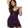 Lace Hem See Through Plus Size Babydoll