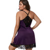 Lace Hem See Through Plus Size Babydoll