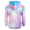 3D Tie Dye Lip Print Pullover Hoodie