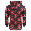Valentine's Day 3D Lips Print Pullover Hoodie