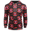 Valentine's Day 3D Lips Print Pullover Hoodie