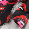 Valentine's Day 3D Lips Print Pullover Hoodie