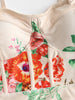 Floral Print High Waist One-piece Swimsuit