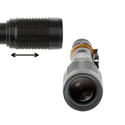 Zoomable 800 Lumens High Power T6 LED Flashlight Torch 18650 With Battery