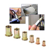 300pcs M3 / M4 / M5 / M6 / M8 / M10 / M12 Carbon Steel Flat Head Rivet Nuts Insert Riveting Tools
