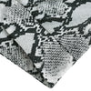 V Neck Turn-down Collar Long Sleeve Snakeskin Pattern Button Women Crop Top