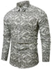 Button Up Longline Printed Shirt