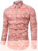 Button Up Longline Printed Shirt