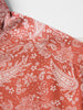 Button Up Longline Printed Shirt
