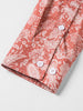 Button Up Longline Printed Shirt