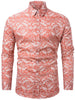 Button Up Longline Printed Shirt