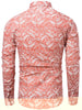 Button Up Longline Printed Shirt