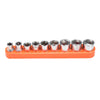 Mini 1/4" 72T Ratchet Wrench Rod with 20pcs Bits 9pcs Sockets