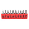 Mini 1/4" 72T Ratchet Wrench Rod with 20pcs Bits 9pcs Sockets
